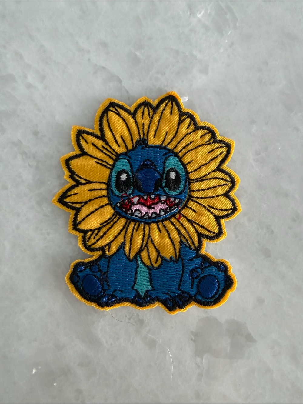 Stitch Character Iron-On Patch -
